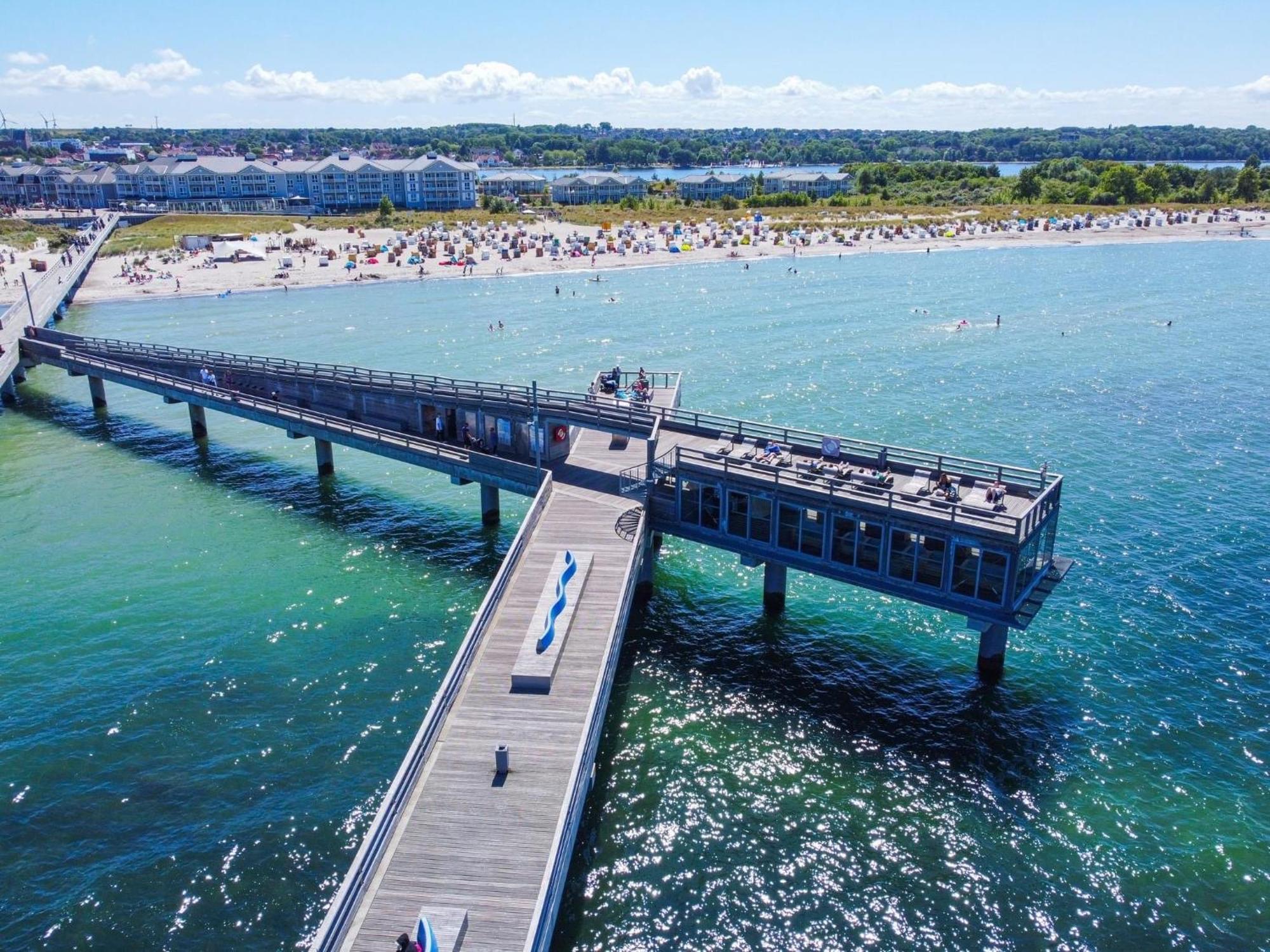 Derzeit Beliebt - Phaenomenaler Ausblick Auf Binnen- Und Ostsee Heiligenhafen Exterior photo