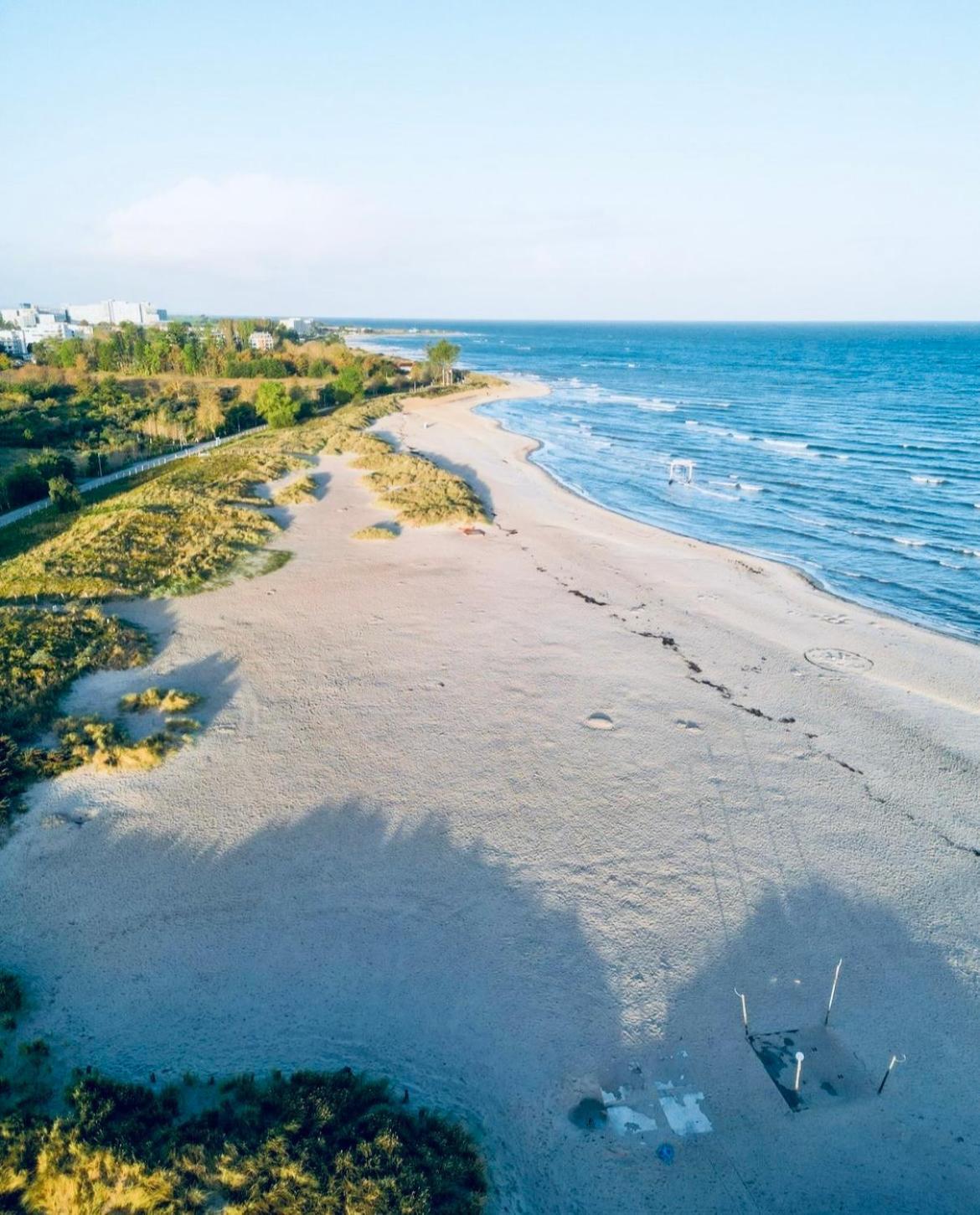 Derzeit Beliebt - Phaenomenaler Ausblick Auf Binnen- Und Ostsee Heiligenhafen Exterior photo